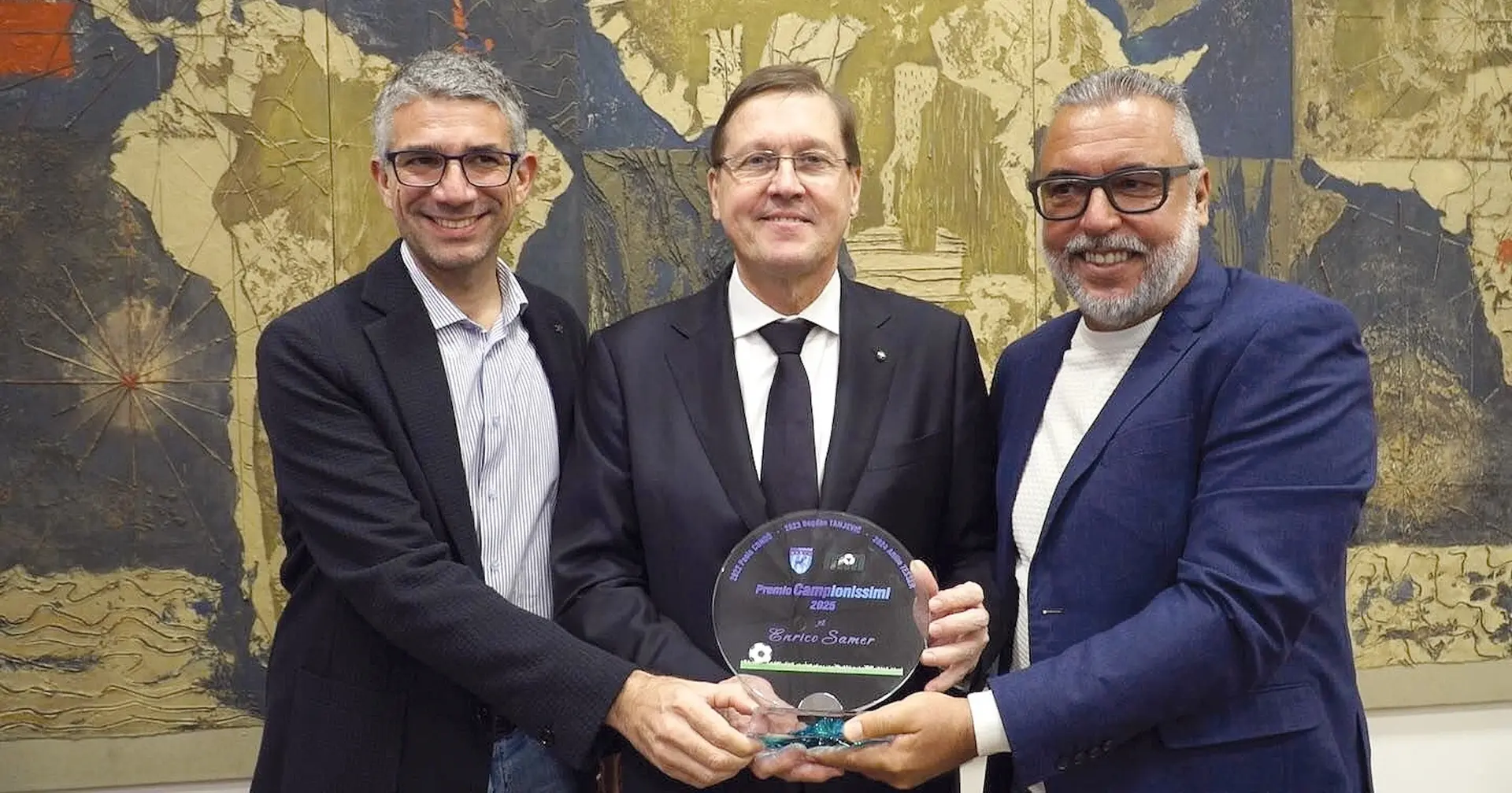 Ottobre 2025: il Presidente Enrico Samer premiato con il “Premio Campionissimi” della Regione FVG