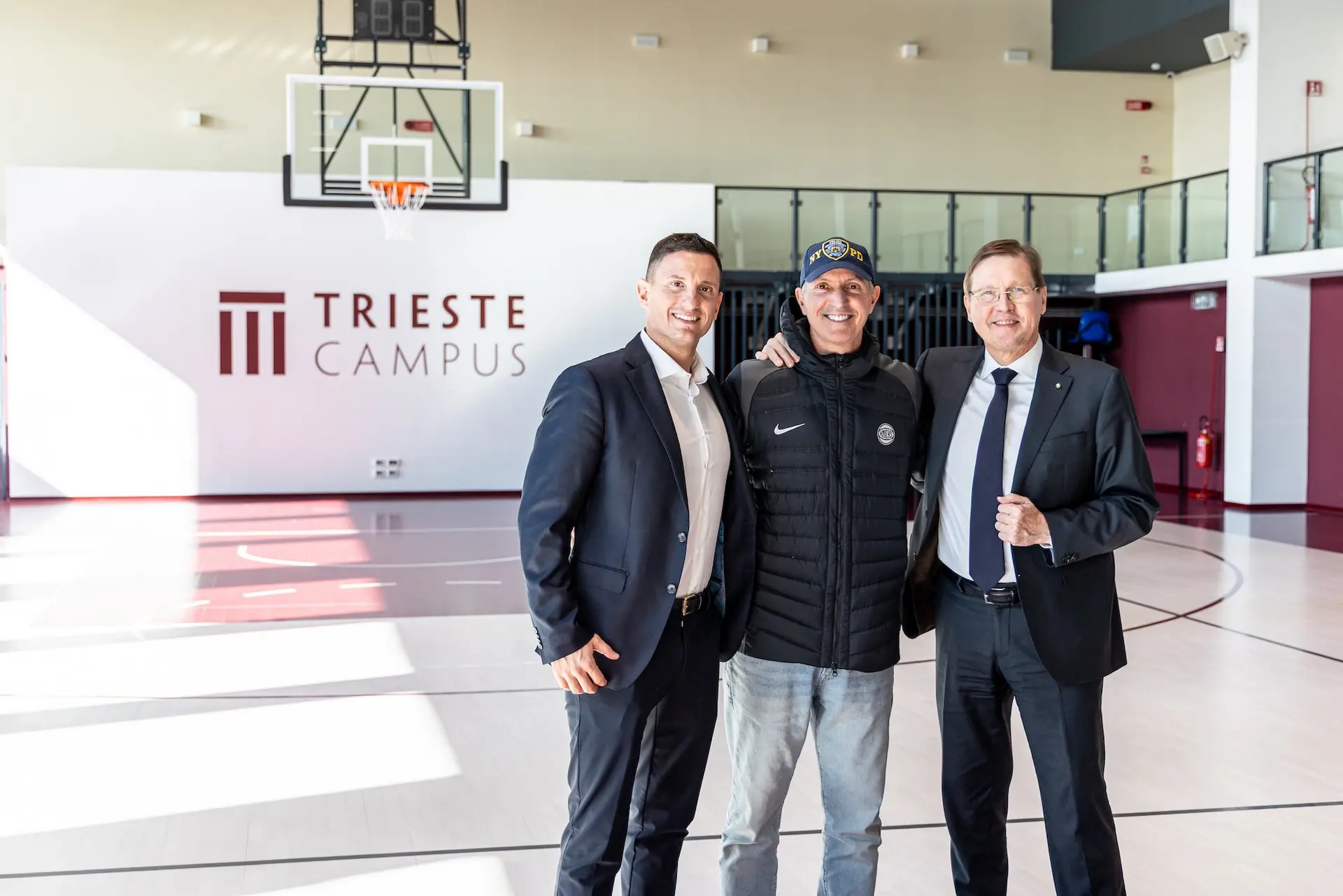 Ottobre 2025: Trieste Campus ha avuto il piacere di accogliere nella propria struttura la prima squadra della Pallacanestro Trieste, ospitata per una sessione di allenamento