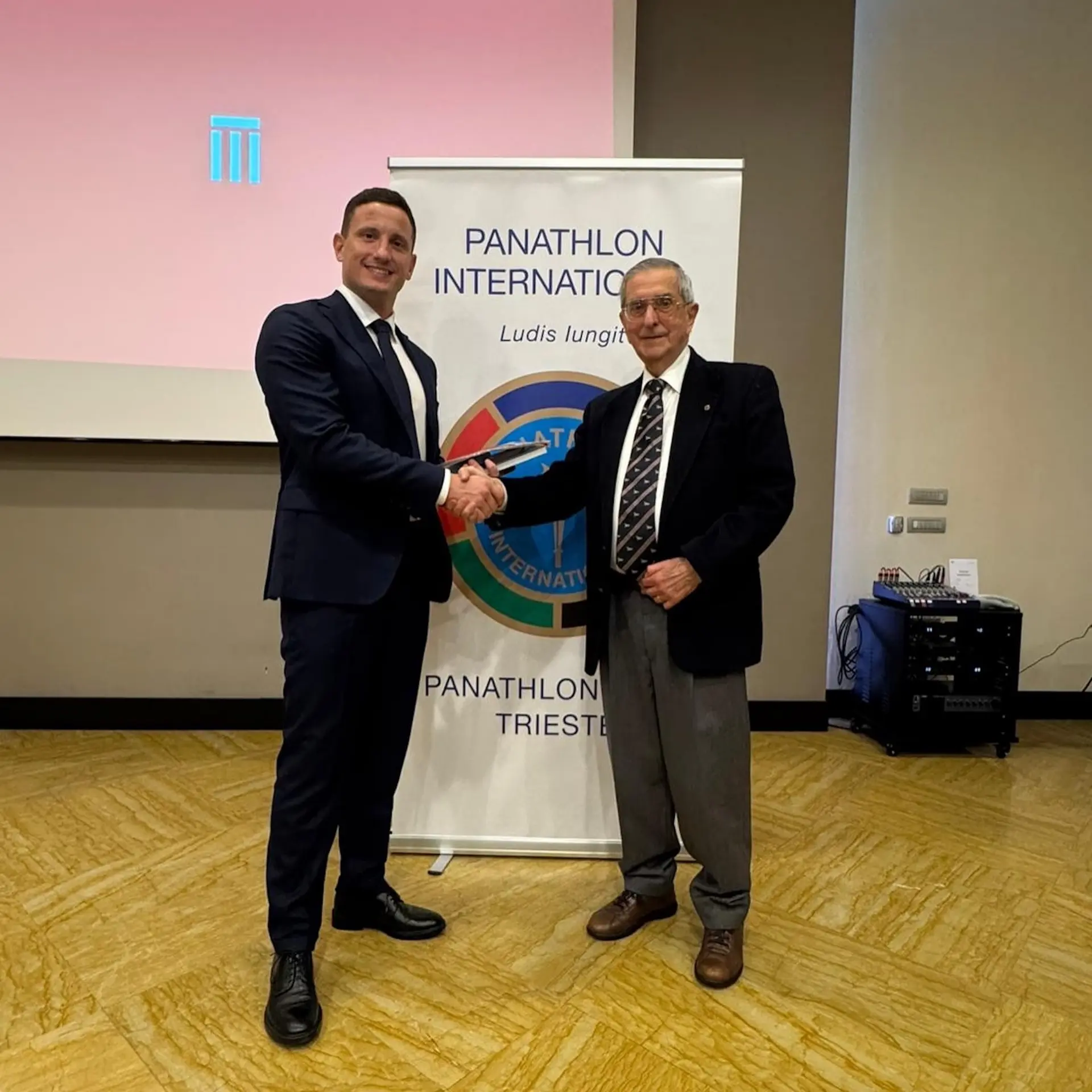 Ottobre 2025: l'Amministratore Delegato di Trieste Campus Andrea Razzi ospite al Panathlon Trieste