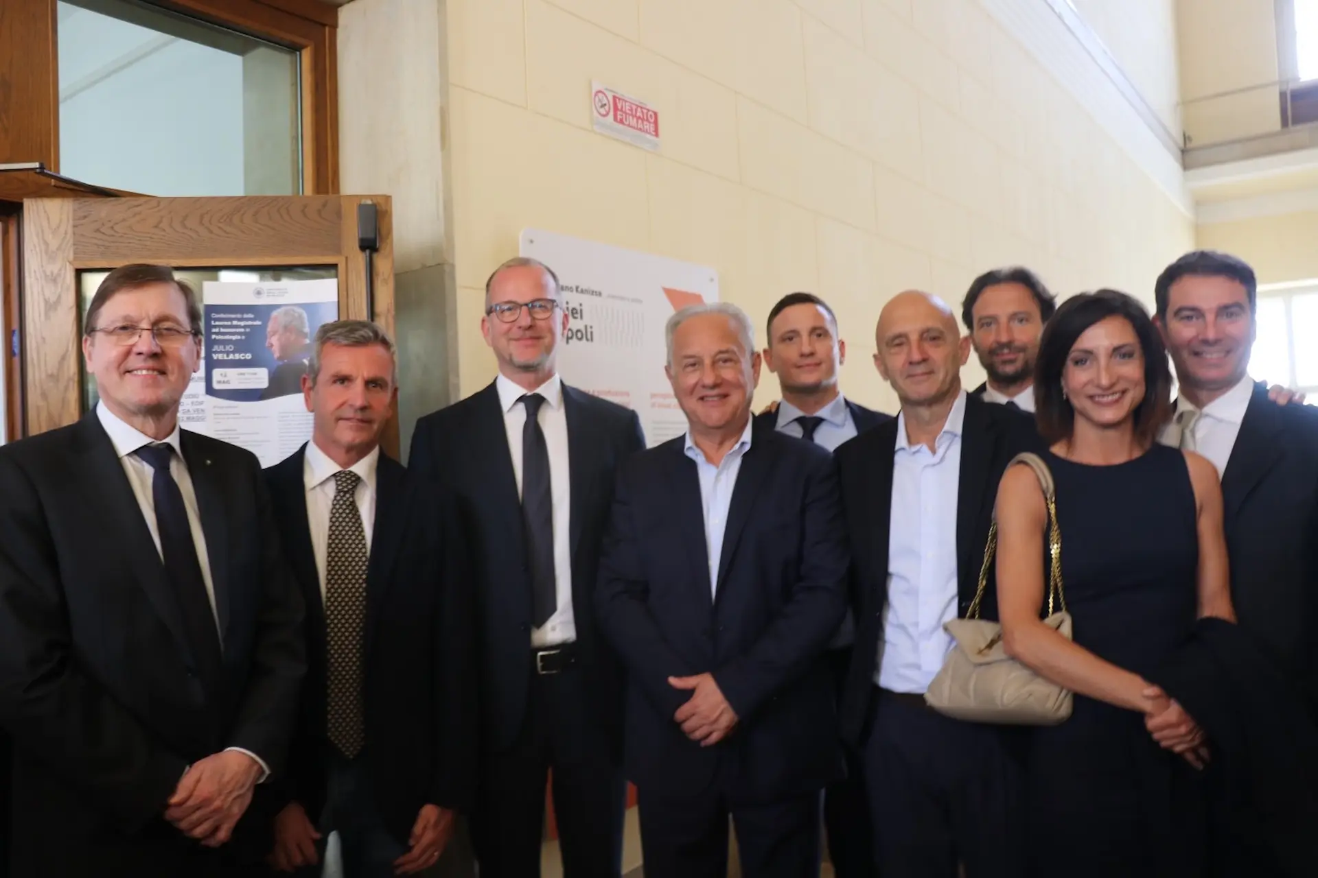 Maggio 2025: cerimonia dell'Università di Trieste per il conferimento della Laurea Magistrale ad honorem in Psicologia a Julio Velasco