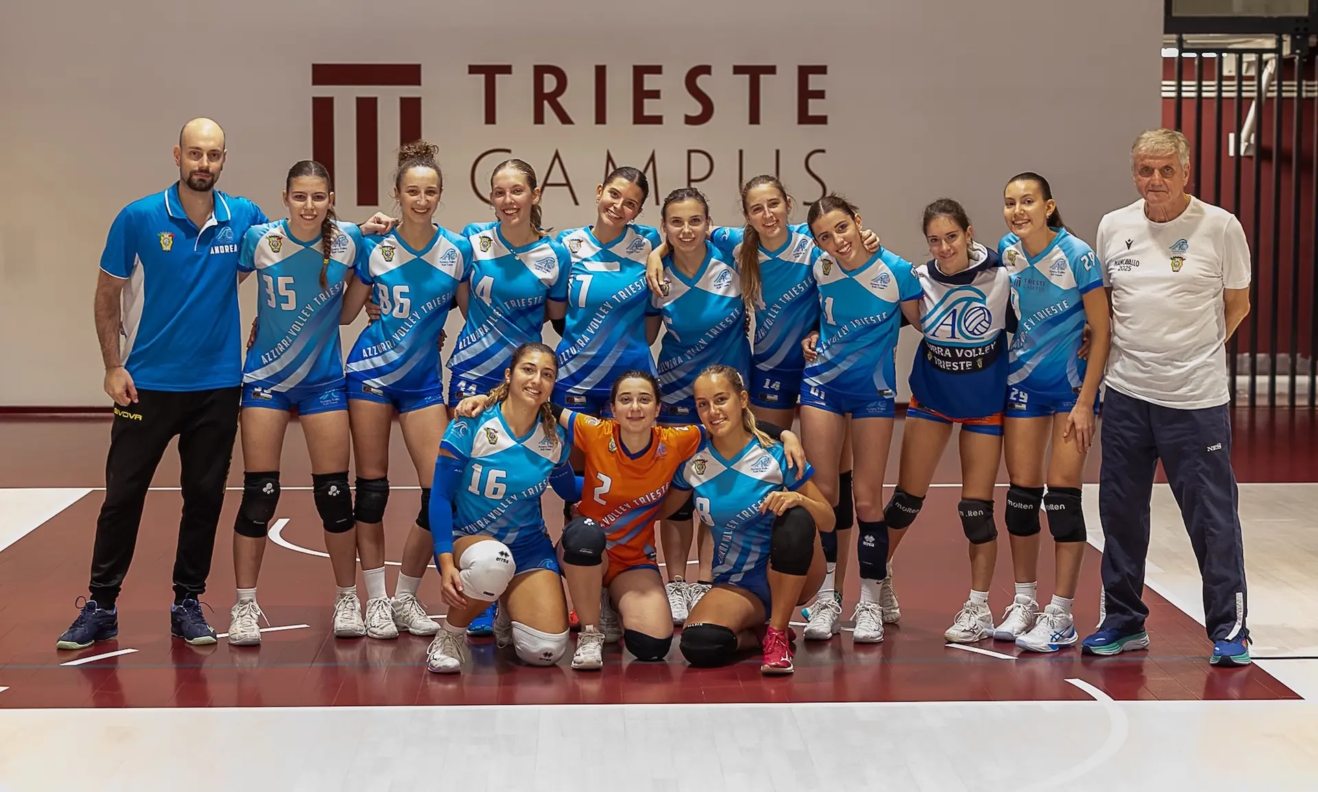 Ottobre 2025: Trieste Campus ospita le partite in casa di Azzurra Volley RDR 