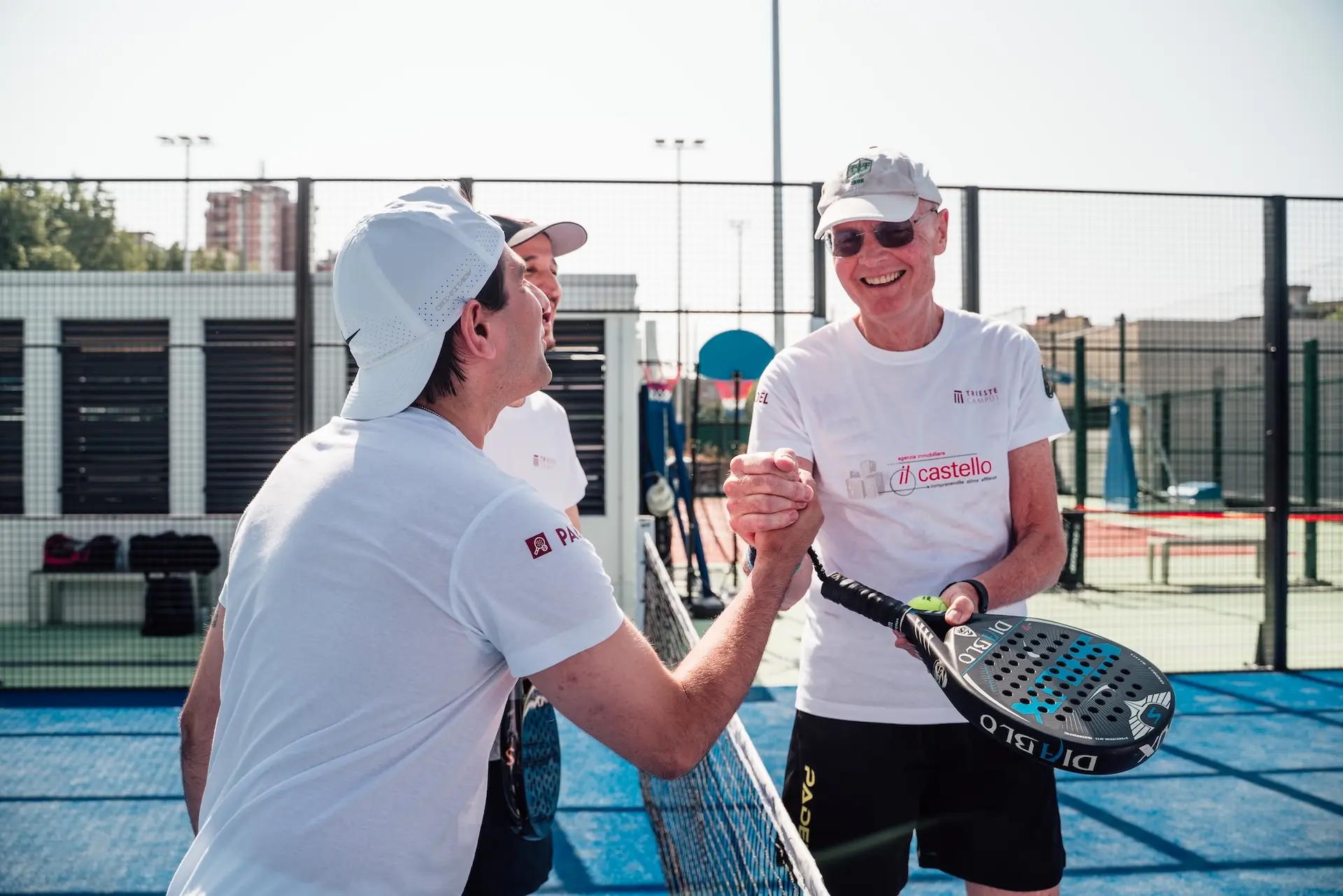 Giugno 2025: secondo torneo di padel organizzato a Trieste Campus dall’ASD Downtown Tennis Court con il sostegno di Agenzia Immobiliare Il Castello di Udine